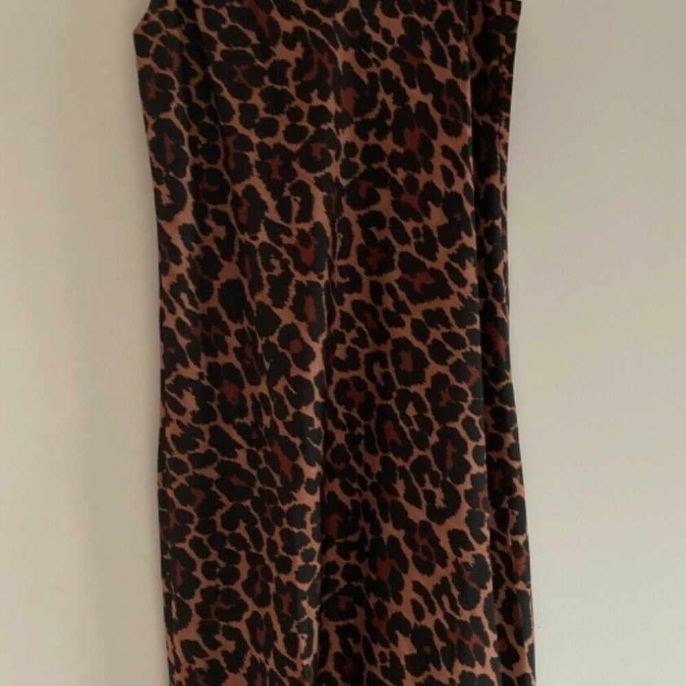 J. Crew Darla Bias Cut Slip Dress in Leopard Brown Size 6 NEW NWT MSRP $128 - Picture 7 of 9